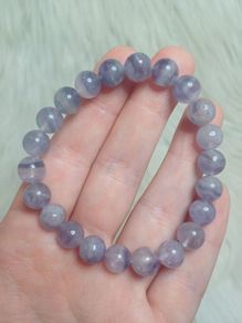 bracelet purple fluorite