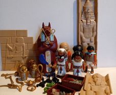 Playmobil Egyptian Pyramid 4240 Figures and Accessories Only 2008