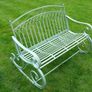 Alfie Rocking Bench Green-D9795 Image 2