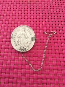 French Silver Brooch 1935