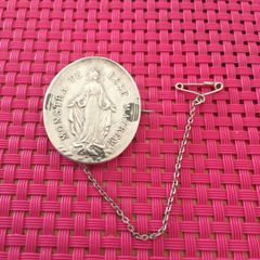 French Silver Brooch 1935
