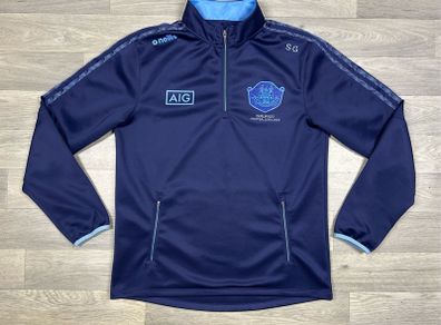 Dublin Dubs Gaa Player Issue U20 Half Zip Jumper Top Mens Large