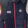 O'Neills CORK GAA Padded Puffer Gilet  jacket Navy. CORCAIGH. Detachable hood.  Size small adult. In Excellent condition Image 3