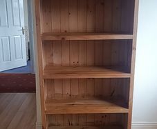 Solid Pine Bookcase / Display Shelving Unit