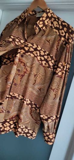 Vintage ESCADA 100% Silk Blouse Sz 40 (Fit 12UK)