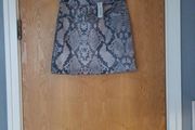 River Island Animal Print  Mini Skirt.  S.10    B.N.W.T
