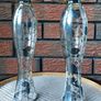 Vintage Pair of Silver City Glass Bud Vases Image 2