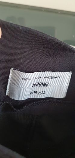 NEW LOOK Maternity black Jeggings Sz 10