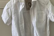 Next White short sleeve shirt 12- 18months