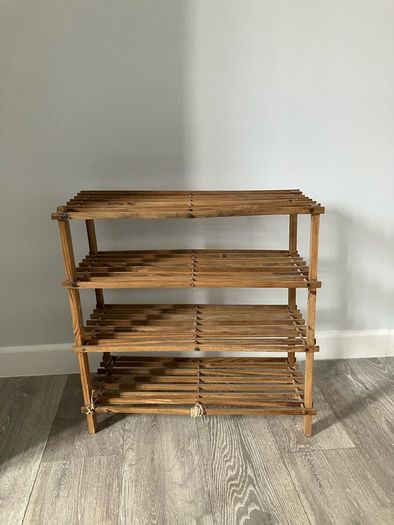 Wooden Shoe Rack