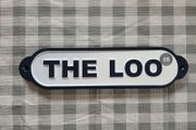 Enamel Toilet Sign