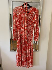 Onjenu Midi Dress with Pockets and belt