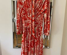 Onjenu Midi Dress with Pockets and belt