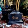 Victorian large ebonised bookends Image 2