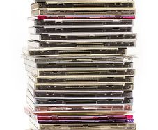 Stack of CDs for Sale