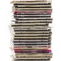 Stack of CDs for Sale