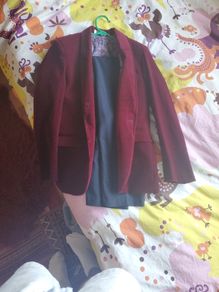 Boys burgundy suit ( jacket and trousers)