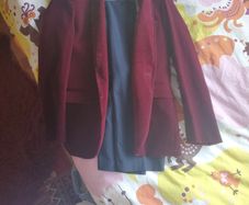 Boys burgundy suit ( jacket and trousers)