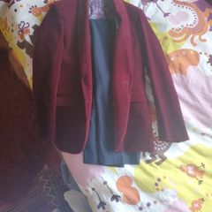 Boys burgundy suit ( jacket and trousers)
