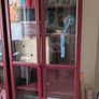 2 x Burgundy Ikea Billy & Oxberg Bookcases Image 2