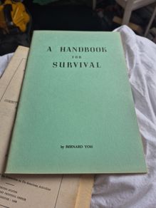 A Handbook for survival Bernard Yoh