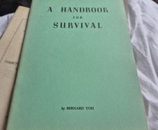 A Handbook for survival Bernard Yoh