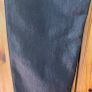 Faux Leather JET BLACK Ladies Slender Ankle Grazer Trousers.  H&M Size 12. Slight Stretch. Dressy With A Satin/sheen Finish. Immaculate Off The Rail Condition. Image 6