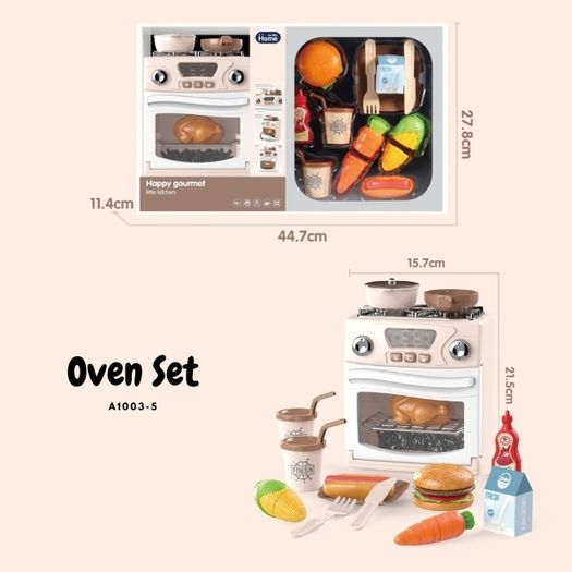 Kids' Playhouse Appliance Sets - Mini Oven, Juice Blender, Water Dispenser, Microwave, Washing Machine
