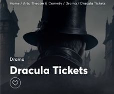 Dracula 2x tickets