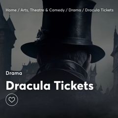 Dracula 2x tickets