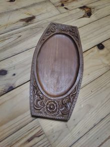 wooden hand crafted tray