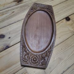 wooden hand crafted tray