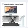 Standing desk converter for table/desk portable Image 4