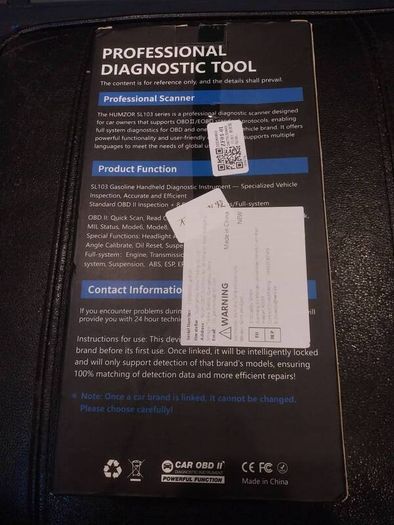 Snorvixre Professional Car Diagnostic Scanner. BMW, Mini, Rolls Royce....