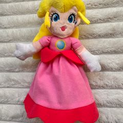 Nintendo Super Mario Princess Peach Plush approx. 20 cm. Used Please see photos