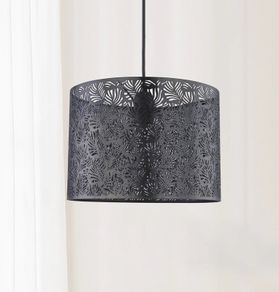 Black Leaf Metal Lamp Shade New