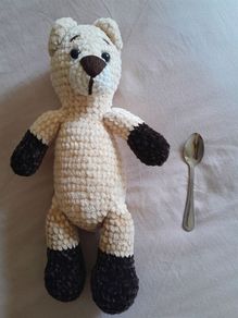 Handmade soft toy, bear