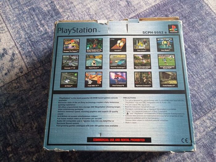 Playstation console boxed