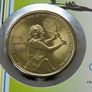 Steffi Graf 5 Dollars Tennis 1987 BUNC coin & stamp cover Image 2