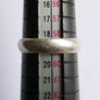Vintage 925 Sterling Silver Band Ring size Q - 3,1g Image 9