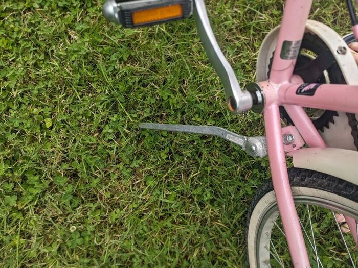 Girls pink Vintage Pro Bike with basket