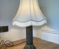Lamp - Mid Century - with Shade - Jersey Pottery