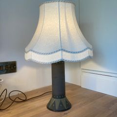 Lamp - Mid Century - with Shade - Jersey Pottery