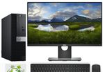 Full Dell Setup Dell Optiplex 7050 Small Form Desktop, Intel Quad Core i7 6700 3.4Ghz, 16GB DDR4, 512GB M.2 SSD Hard Drive, USB Type C, HDMI, Two DisplayPort, Windows 10 Pro, Dell 23