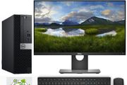 Full Dell Setup Dell Optiplex 7050 Small Form Desktop, Intel Quad Core i7 6700 3.4Ghz, 16GB DDR4, 512GB M.2 SSD Hard Drive, USB Type C, HDMI, Two DisplayPort, Windows 10 Pro, Dell 23" P2319H and Brand-new Dell KM636 Wireless Keyboard and Mouse.