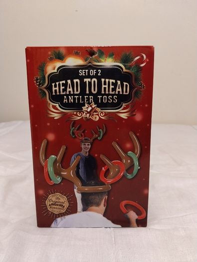 Head to Head Inflatable Reindeer Antler Toss Game NEW IN BOX