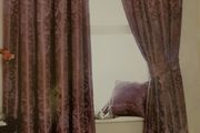 BNIP 2 Pairs 66" x 90 Lined Plum Curtains