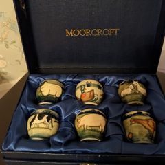 Moorcroft Egg Cups Farmyard