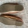 Rose gold ballet pumps size 13 Image 5