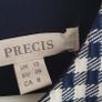 PRECIS navy white red shift dress with pockets Sz 10 UK Image 5